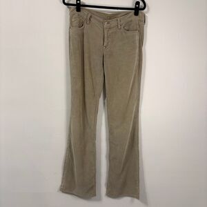 Vintage Y2K 7 for all mankind by Jerome Dahan Beige Corduroy Bootcut Pants Sz 30